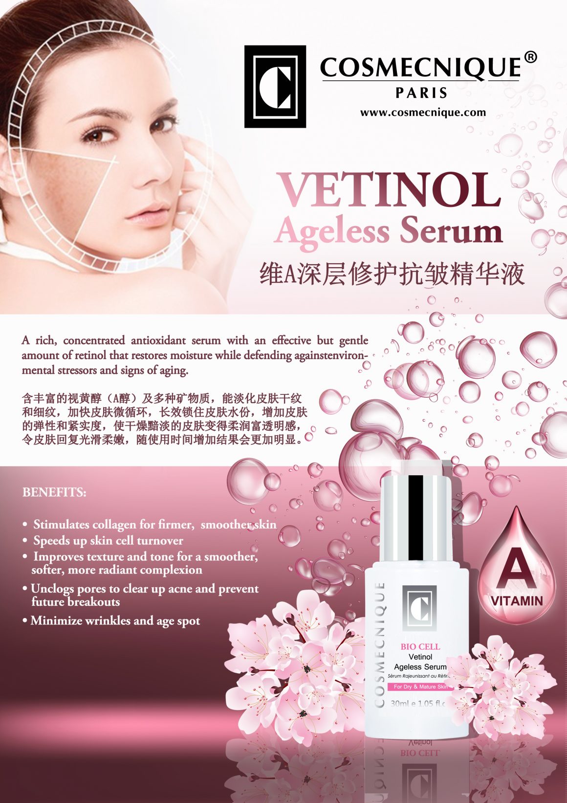 New Launching – VETINOL Ageless Serum