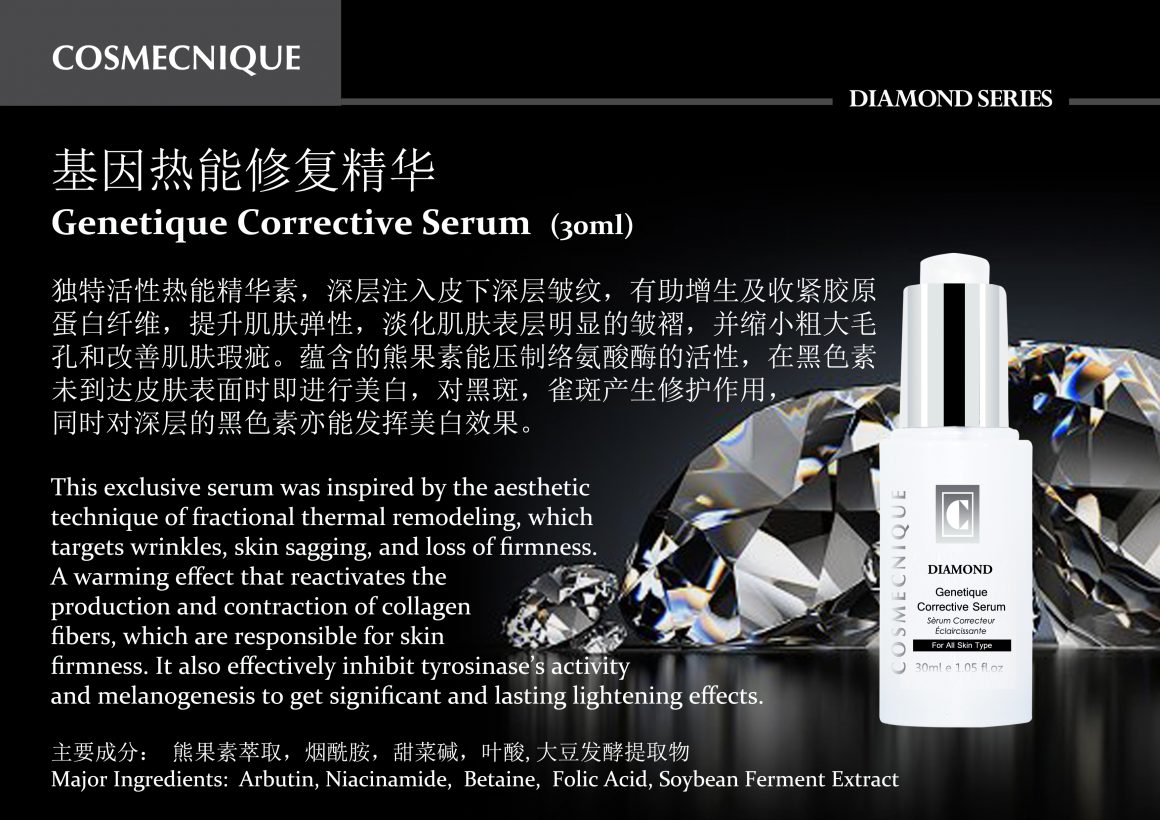 Cosmecnique Diamond Series Skincare Products [Zoom Online Training]