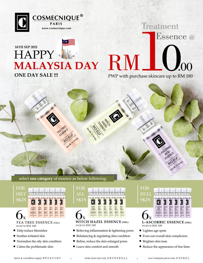 Happy Malaysia Day One Day Sale!!!