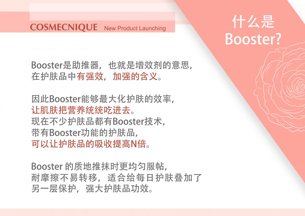 Cosmecnique Rose Centifolia Booster & Face Oil Series