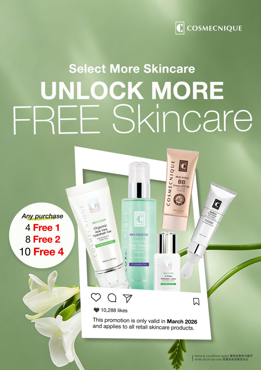 Select More Skincare Unlock More Free Skincare Promotion [March]