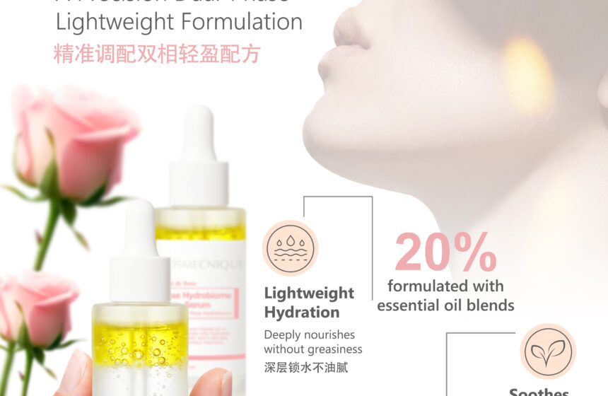 新品上市 – 千叶玫瑰双萃养肤精华油